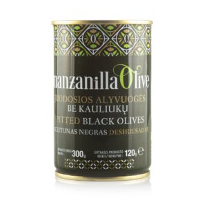 Aceituna Manzanilla Negra Deshuesada Lata 120g