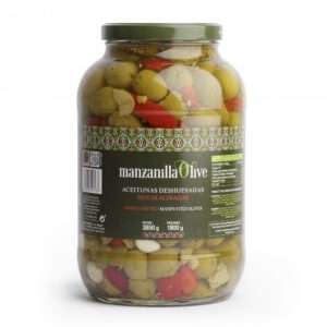 Aceituna Gordal Deshuesada Rota Aliñada Galón 1900g (PNE) 3850g (PN)