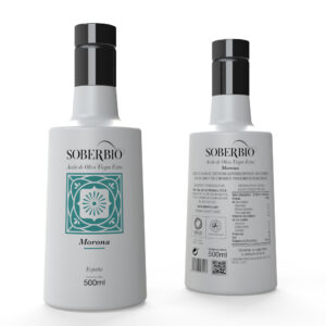 Estuche AOVE Soberbio Monovarietal Morona 1 x 500 ml.